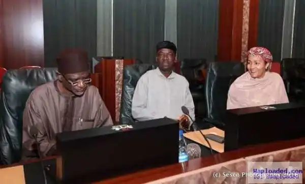 Photo: Minister of Education who was reported sick last week, attends FEC meetin